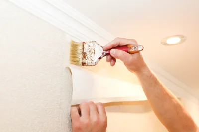 Pose de papier peint à Chambérat — revêtements muraux et toiles de verre